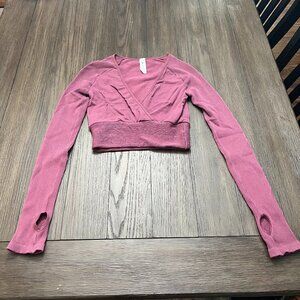 Balance Athletica Vitality Infinity Wrap Top Sz S